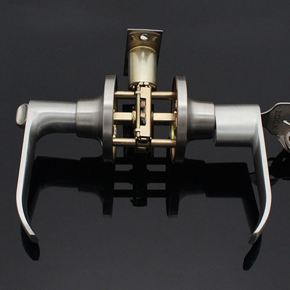 Door Knob Replacement - Door Lever Lock with 3 Keys