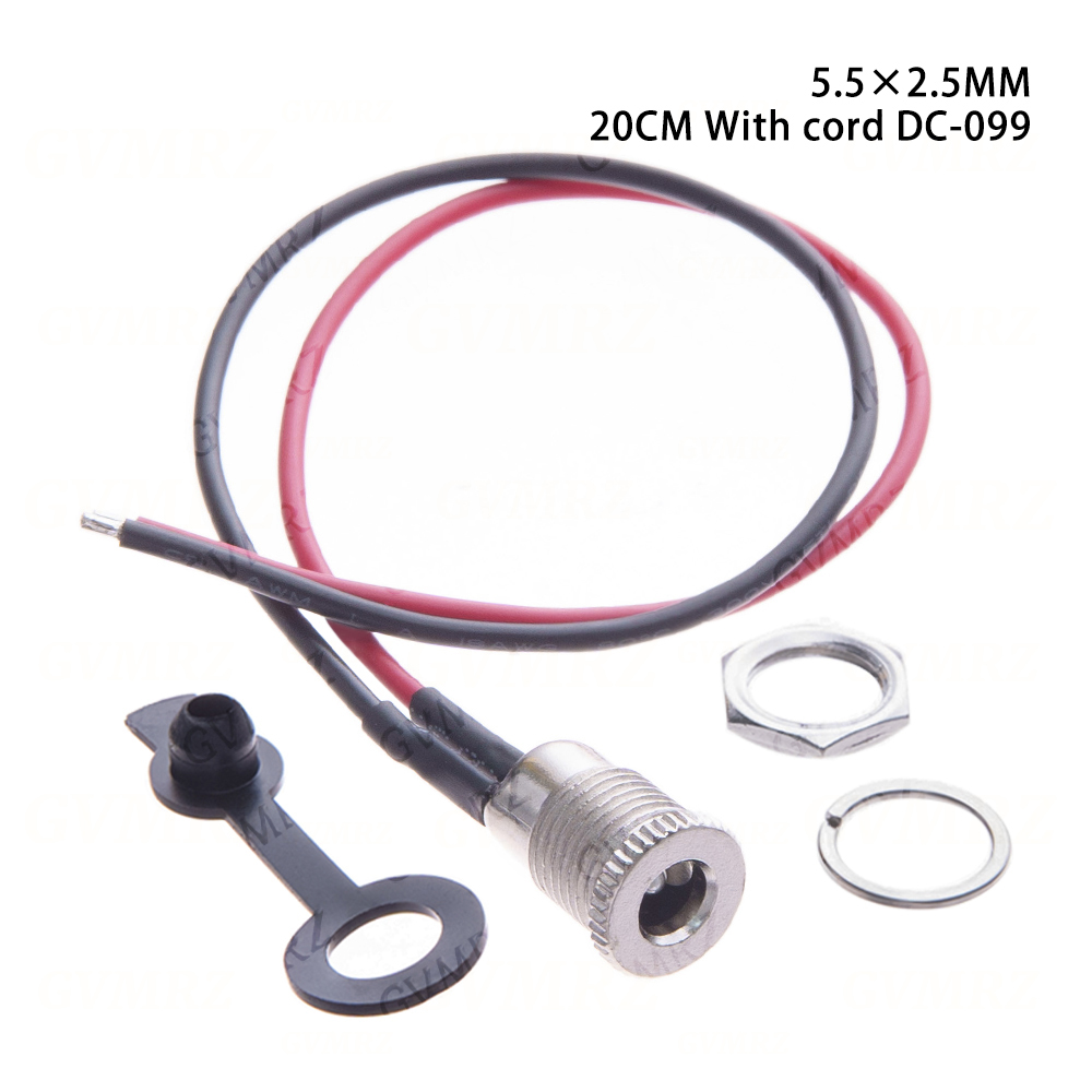 1Pair 5.5x2.1/5.5 x 2.5 DC Pow - Wire Connector Cap ulasan dan harga