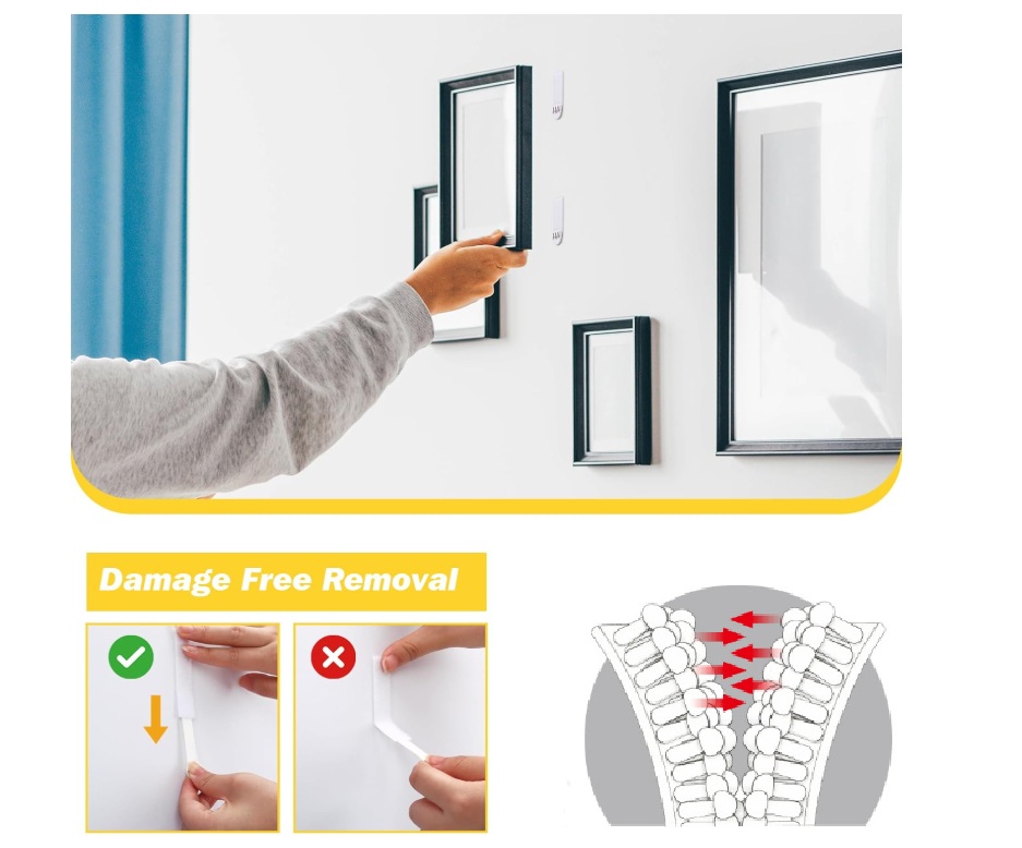 Dual Lock Picture Hanging Stri - Picture Hanging Strip ulasan dan harga