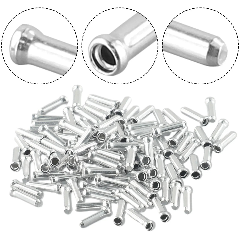 100pcs Bicycle Cable End Caps  - Wire Connector Cap ulasan dan harga