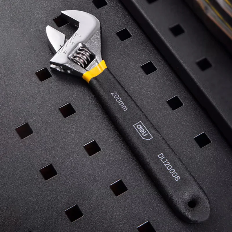 Deli Adjustable Wrench Car Bic - Pipe Wrench Adjustable ulasan dan harga