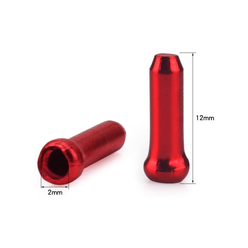 100PCS Bike Shift Brake Cable  - Wire Connector Cap ulasan dan harga