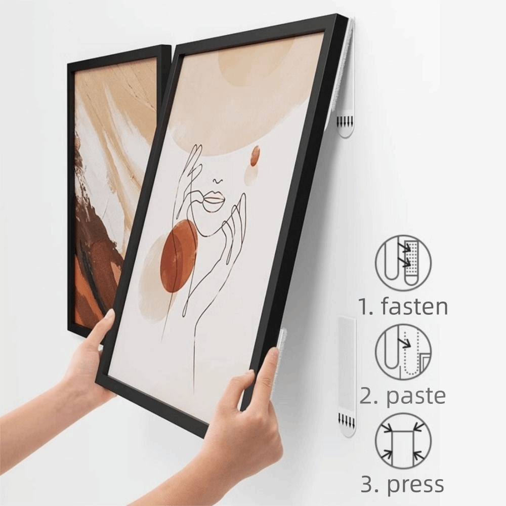 12 Pairs Heavy Duty Picture Ha - Picture Hanging Strip ulasan dan harga